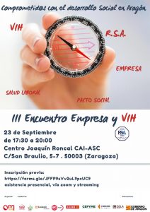 Cartel III Encuentro Empresa y VIH